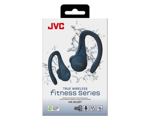 JVC  HA-EC25T-A-U Bluetooth fülhallgató Pivot & Slide Motion Fit technológiával, kék színben