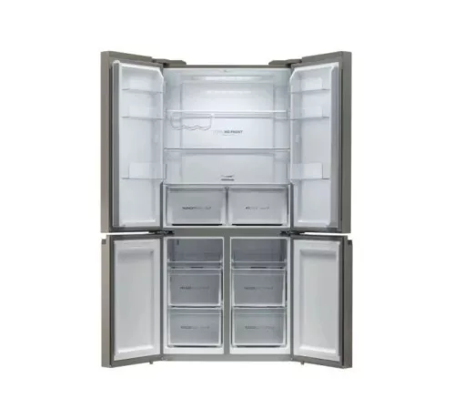 Haier HCR5919ENMM négyajtós hűtőszekrény, 643 liter, New Platinum Inox
