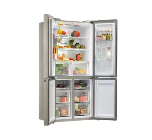 Haier HCR5919ENMM négyajtós hűtőszekrény, 643 liter, New Platinum Inox