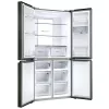 Haier HCR7818DWPT négyajtós hűtőszekrény, 467 liter, vízadagolós, fekete