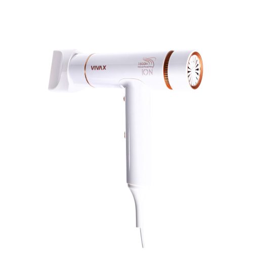 Vivax HD-1600ION Hajszárító, 1600 W teljesítmény, 2 sebesség, turbó, fehér