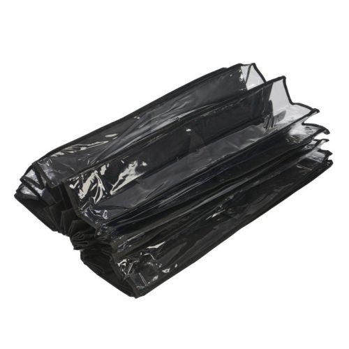 Timeless Home Ajtóra szerelhető cipőtároló-fekete (HOP1000102-1)