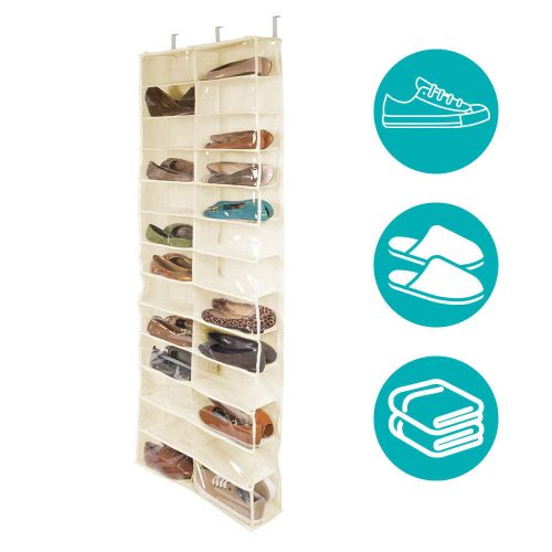 Timeless Home Ajtóra szerelhető cipőtároló-bézs (HOP1000102-2)