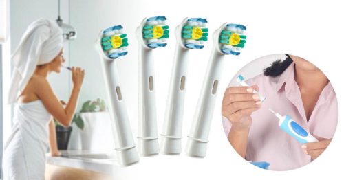 Timeless Beauty 4 db-os 3D-s elektromos fogkefe fej (HOP1000277)