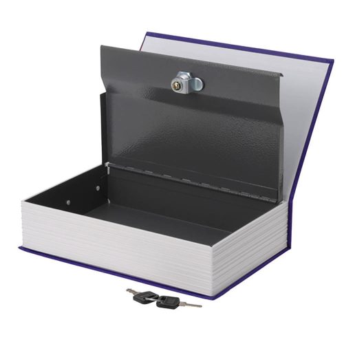 Timeless Home Könyv alakú biztonsági doboz-kék (HOP1000291-1)