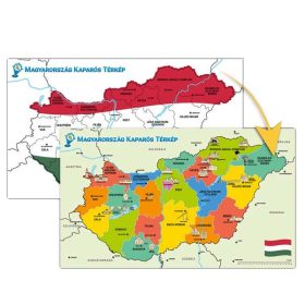 Timeless Home Magyarország kaparós térkép (HOP1000415)
