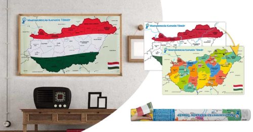Timeless Home Magyarország kaparós térkép (HOP1000415)