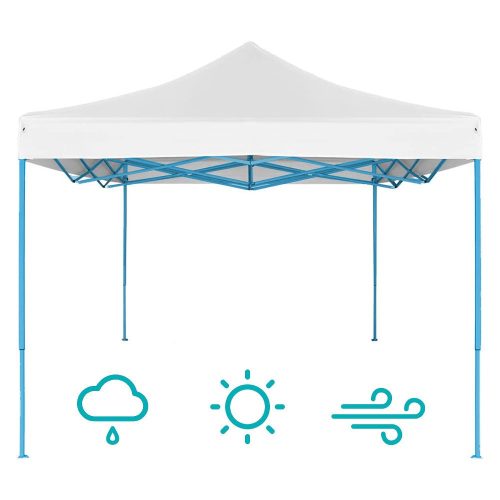 Timeless Garden Összecsukható kerti pavilon több típusban-2,9x2,9 méteres-fehér-pavilon (HOP1000712-3)