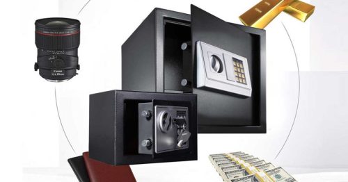 Timeless Home Digitális széf 2 típusban - kicsi, szürke (HOP1000730-2)