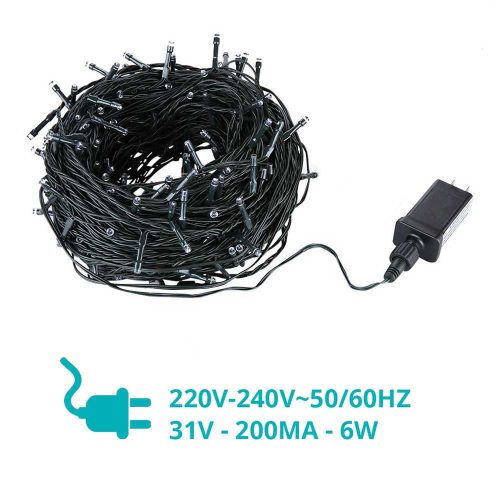 Timeless Christmas LED fényfüzér választható méretben és színben-240 LED-es-melegfehér (HOP1000746-1)