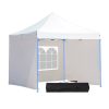 Timeless Garden Összecsukható kerti pavilon több típusban-2,9x2,9 méteres-fehér-pavilon+oldalfal+hordtáska (HOP1000807-3)
