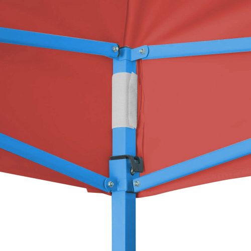 Timeless Garden Összecsukható kerti pavilon több típusban-2,9x4,25 méteres-piros-pavilon+hordtáska (HOP1000808-2)