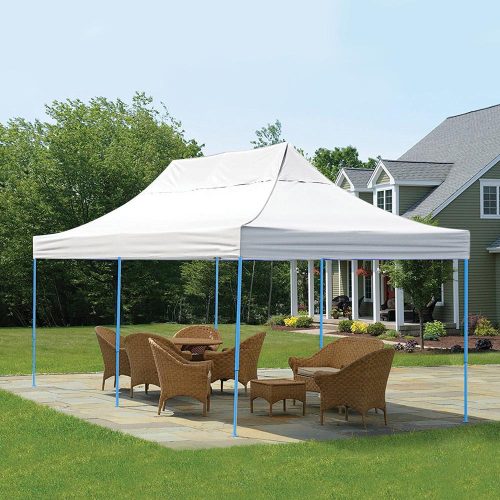 Timeless Garden Összecsukható kerti pavilon több típusban-2,9x5,7 méteres-fehér-pavilon+hordtáska (HOP1000809-3)