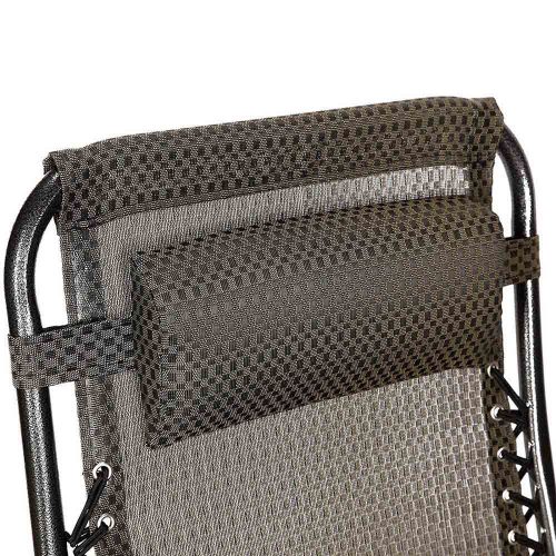 Timeless Garden Zéró gravitáció kerti szék ajándék pohártartóval, 2 db-barna (HOP1000830)