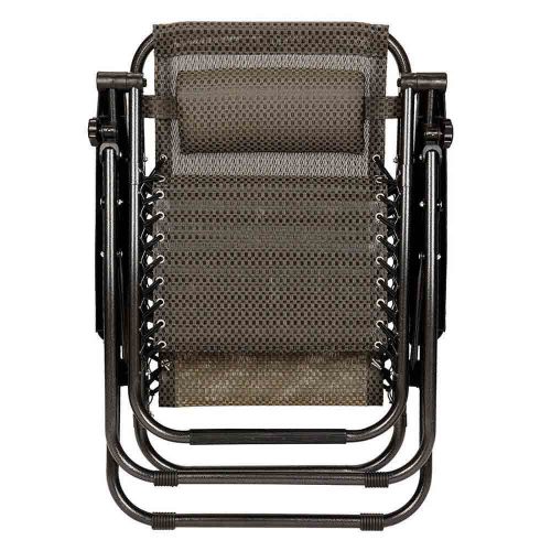 Timeless Garden Zéró gravitáció kerti szék ajándék pohártartóval, 2 db-barna (HOP1000830)