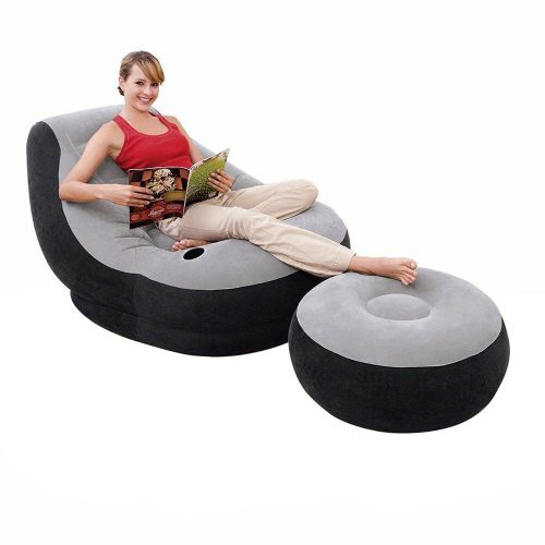 Timeless Home Felfújható fotel lábtartóval (HOP1000865-1)