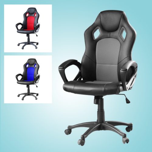 Timeless Office Gamer szék több színben - basic-színes háttámla, szürke (HOP1000870-1)