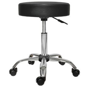   Timeless Beauty Gurulós kozmetikai szék állítható magassággal-fekete (HOP1000880-1)