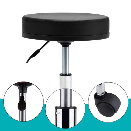 Timeless Beauty Gurulós kozmetikai szék állítható magassággal-fekete (HOP1000880-1)