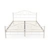 Timeless Home Mimi fém ágykeret ajándék ágyráccsal több méretben és színben-Fehér 160x200cm (HOP1000897-2)