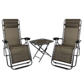   Timeless Garden 2 db zéró gravitáció kerti szék asztallal (HOP1000918-1)