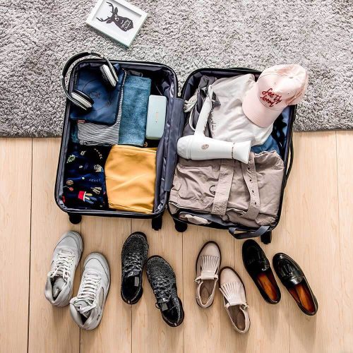 Timeless Home 4 db-os merev falú bőrönd szett, 4 színben-piros (HOP1000938-3)