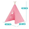 Timeless Toys Indián sátor gyerekeknek, 3 színben-rózsaszín (HOP1000941-2)