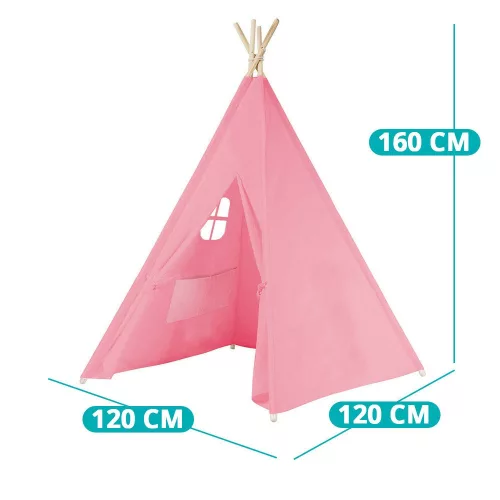 Timeless Toys Indián sátor gyerekeknek, 3 színben-rózsaszín (HOP1000941-2)