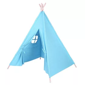   Timeless Toys Indián sátor gyerekeknek, 3 színben-kék (HOP1000941-3)
