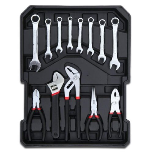 Timeless Tools 187 részes barkácskészlet gurulós bőröndben (HOP1000948-1)