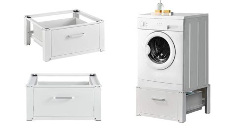 Timeless Home Fiókos mosógéptartó állvány (HOP1000993)