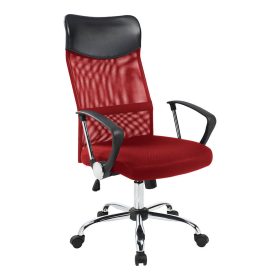   Timeless Office Ergonomikus irodai szék magasított háttámlával - piros (HOP1000998-2)