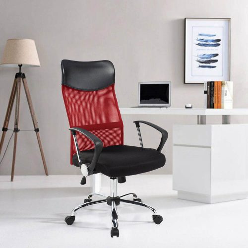 Timeless Office Ergonomikus irodai szék magasított háttámlával - piros (HOP1000998-2)
