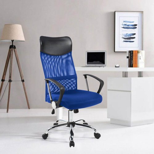 Timeless Office Ergonomikus irodai szék magasított háttámlával - kék (HOP1000998-3)