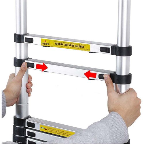 Timeless Garden Teleszkópos alumínium létra 3 méretben-4,1 méteres (HOP1001032)