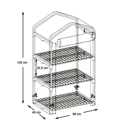 Timeless Garden Mini melegház (HOP1001045-1)