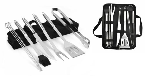 Timeless Garden 9 részes grill eszköz készlet táskában (HOP1001051)