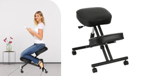 Timeless Office Térdeplőszék, fekete (HOP1001086-1)