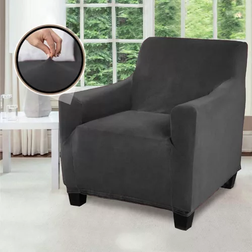 Timeless Home Fotel-, és kanapévédő huzat több típusban-Fotelhez-szürke (HOP1001099-1)