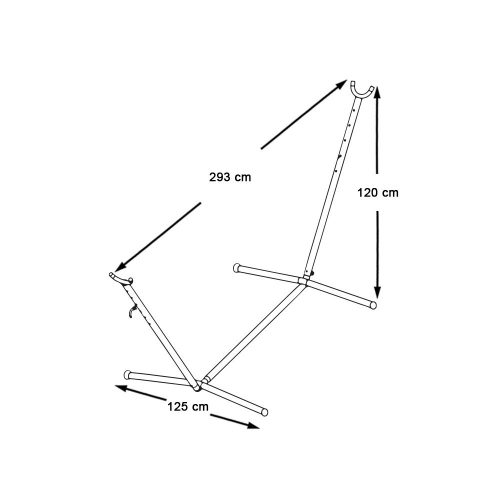 Timeless Garden Függőágy tartóállvány-fém (HOP1001110)