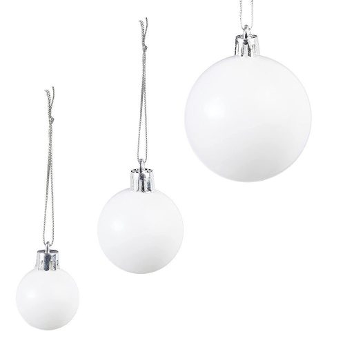 Timeless Christmas 112 részes karácsonyfadísz, több színben-fehér (HOP1001123-5)