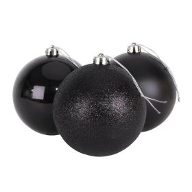   Timeless Christmas 112 részes karácsonyfadísz, fekete (HOP1001123-7)