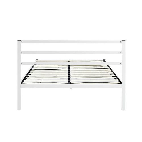 Timeless Home Bella fém ágykeret ajándék ágyráccsal, több méretben és színben-Fehér 160x200 cm-es-fehér (HOP1001142-2)