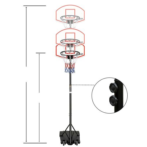 Timeless Sport Mobil állítható kosárlabda palánk (HOP1001178)