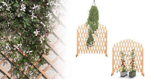 Timeless Garden 2 db-os állítható fa futtatórács növényeknek (HOP1001196)