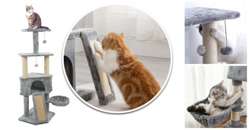 Timeless Pet Macska mászóka-szürke (HOP1001218)