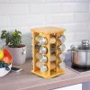 Timeless Gourmet Bambusz fűszertartó állvány, 16db-os (HOP1001272)