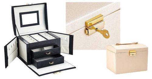 Timeless Beauty Ékszertartó táska, több színben-pezsgőszín (HOP1001273-2)