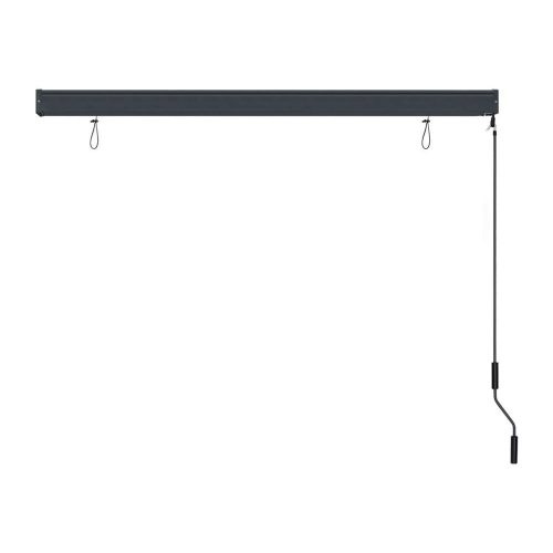 Timeless Garden Függőleges napellenző, 1,3*2,5m, szürke (HOP1001274)