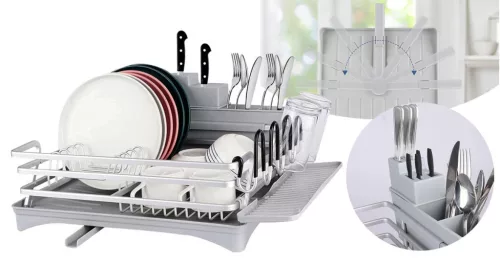 Timeless Gourmet Edényszárító csepegtető tálcával (HOP1001281)